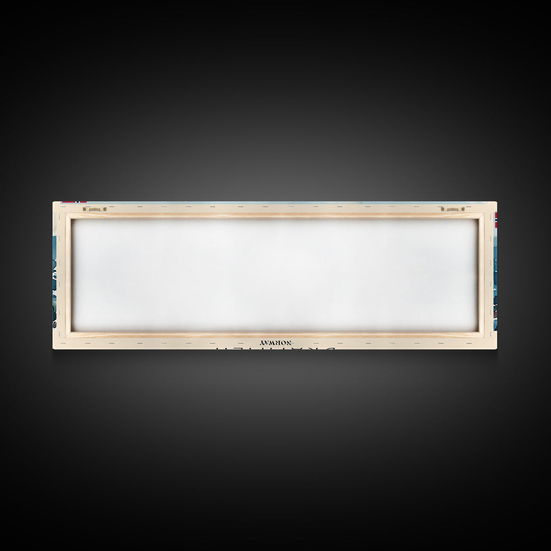 Drammen Norway Travel Print Wall Art, Panoramic City Art, Travel Art, Wall Decor, Vacation Gift, Framed Canvas Print Or Metal Art