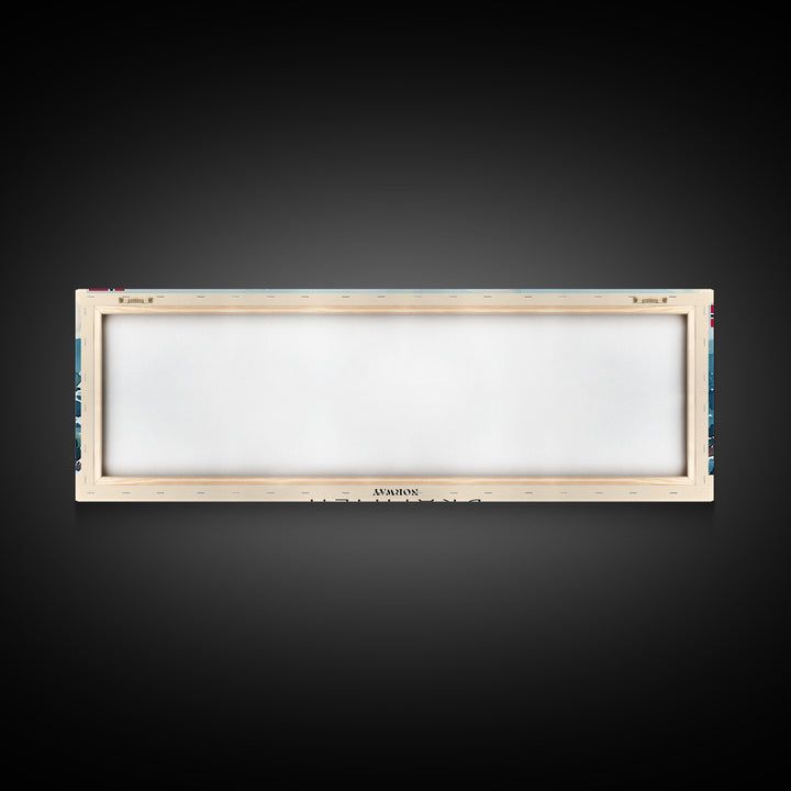 Drammen Norway Travel Print Wall Art, Panoramic City Art, Travel Art, Wall Decor, Vacation Gift, Framed Canvas Print Or Metal Art