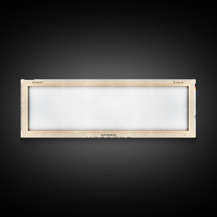 Dresde Germany Travel Art, City Art, Framed Canvas Print or Metal Wall Art, Europe Travel Poster, Panoramic Wall Art, Extra Wide Wall Art