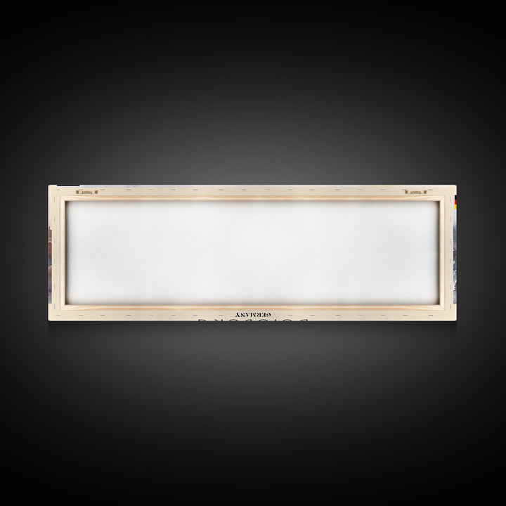 Duisburg Germany  Wall Art, Panoramic Travel Poster, Panoramic Framed Canvas Print, City Wall Art, Wall Hanging Home Decor, Travel Art