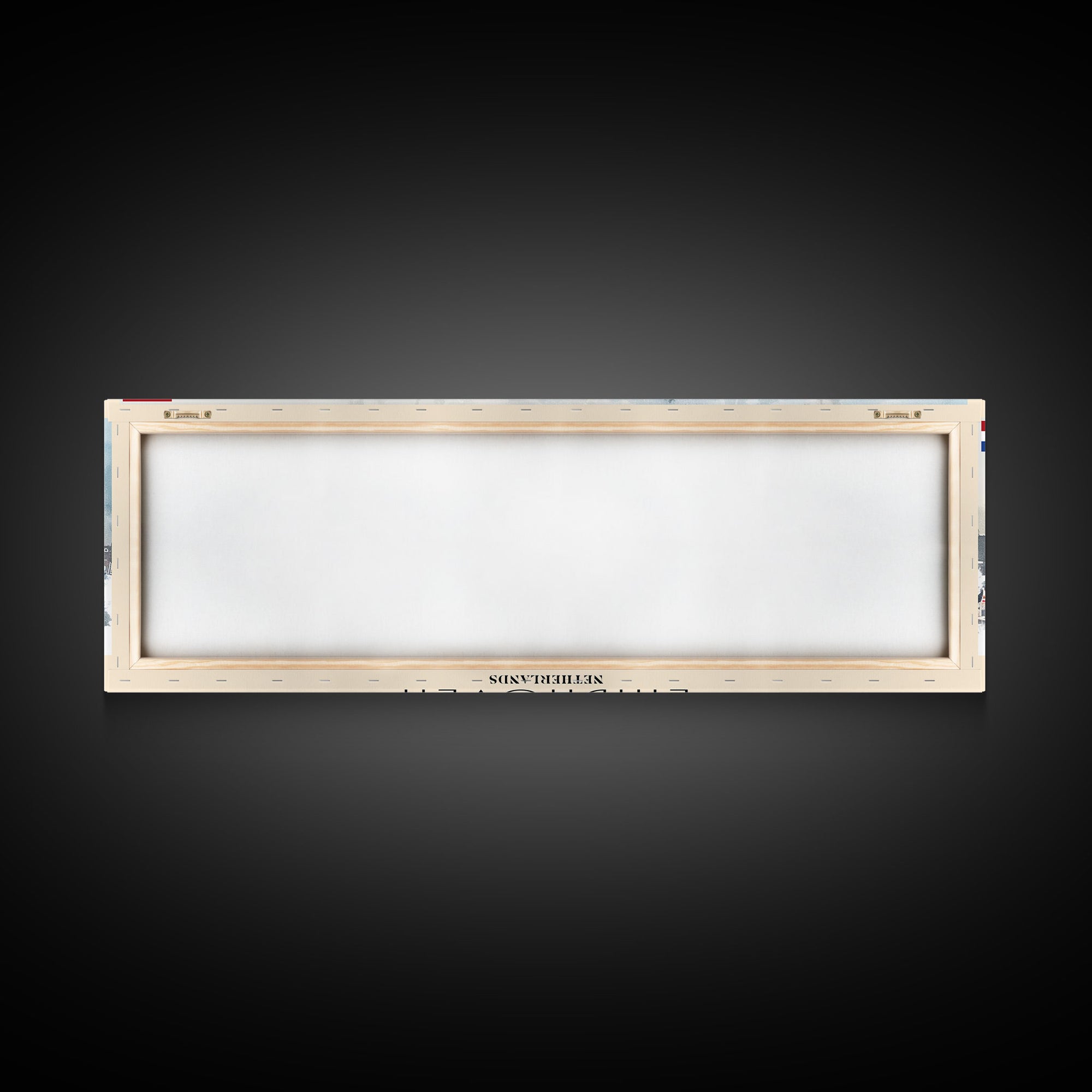 Eindhoven Netherlands Panoramic Travel Poster, Framed Canvas Print or Metal Wall Art, Travel Art, Home Decor, Panoramic Painting, Midcentury Art