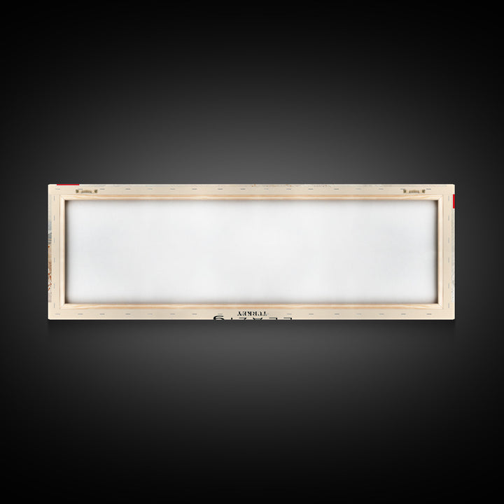 Elaz Turkey Wall Art, Panoramic Travel Poster, Panoramic Framed Canvas Print, City Wall Art, Wall Hanging Home Decor, Travel Art