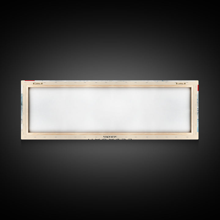 Elbasan Albania Travel Print Wall Art, Panoramic City Art, Travel Art, Wall Decor, Vacation Gift, Framed Canvas Print Or Metal Art