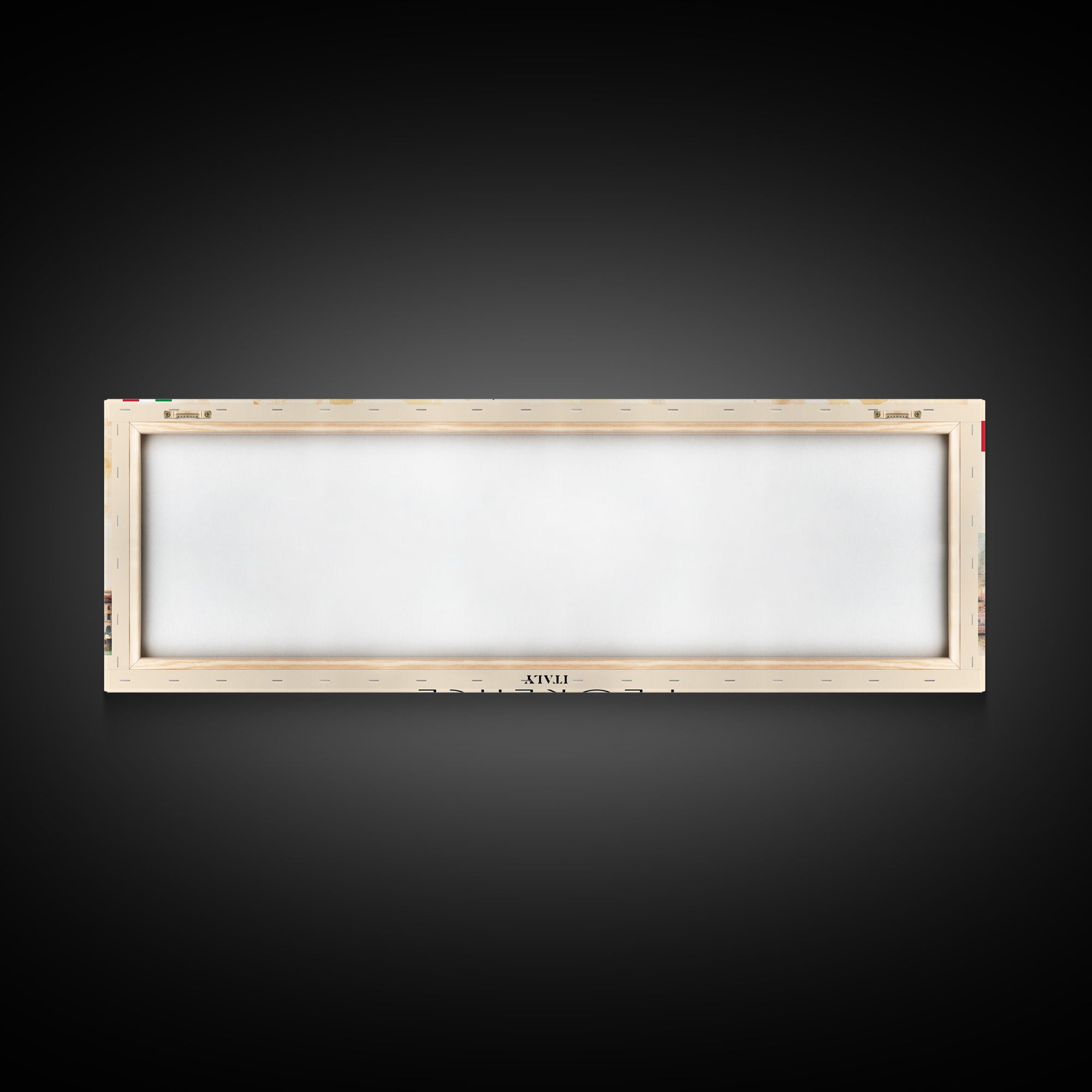 Florence Italy Panoramic Travel Poster, Framed Canvas Print or Metal Wall Art, Travel Art, Home Decor, Panoramic Painting, Midcentury Art