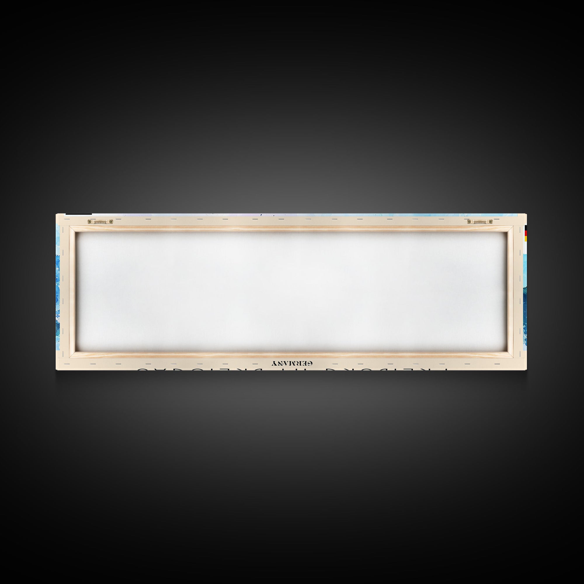 Freiburg Germany Panoramic Travel Poster, Framed Canvas Print or Metal Wall Art, Travel Art, Home Decor, Panoramic Painting, Midcentury Art