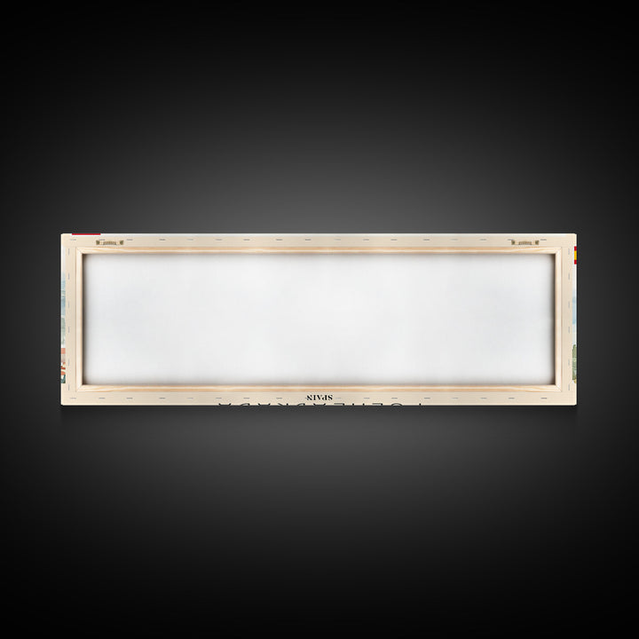 Fuenlabrada Spain Wall Art, Panoramic Travel Poster, Panoramic Framed Canvas Print, City Wall Art, Wall Hanging Home Decor, Travel Art