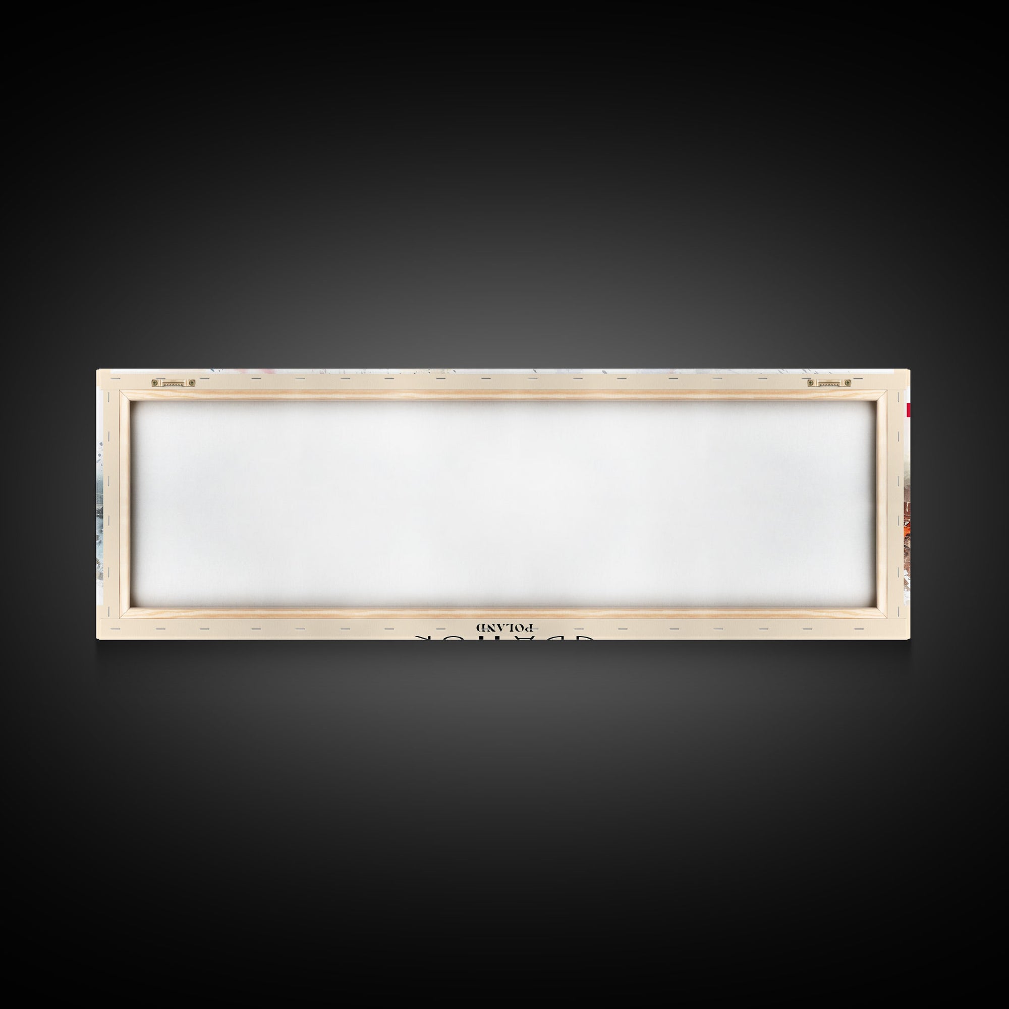 Gdansk Poland Travel Print Wall Art, Panoramic City Art, Travel Art, Wall Decor, Vacation Gift, Framed Canvas Print Or Metal Art