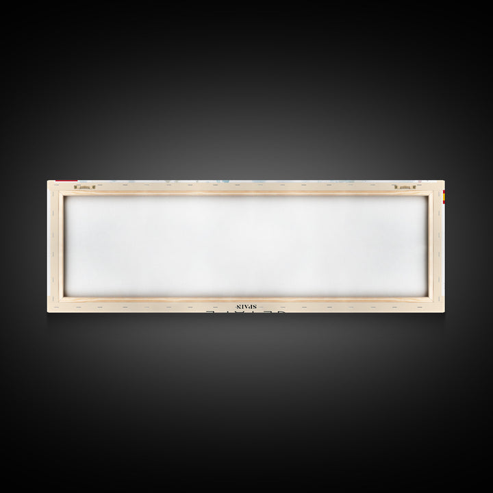 Getafe Spain Panoramic Travel Poster, Framed Canvas Print or Metal Wall Art, Travel Art, Home Decor, Panoramic Painting, Midcentury Art