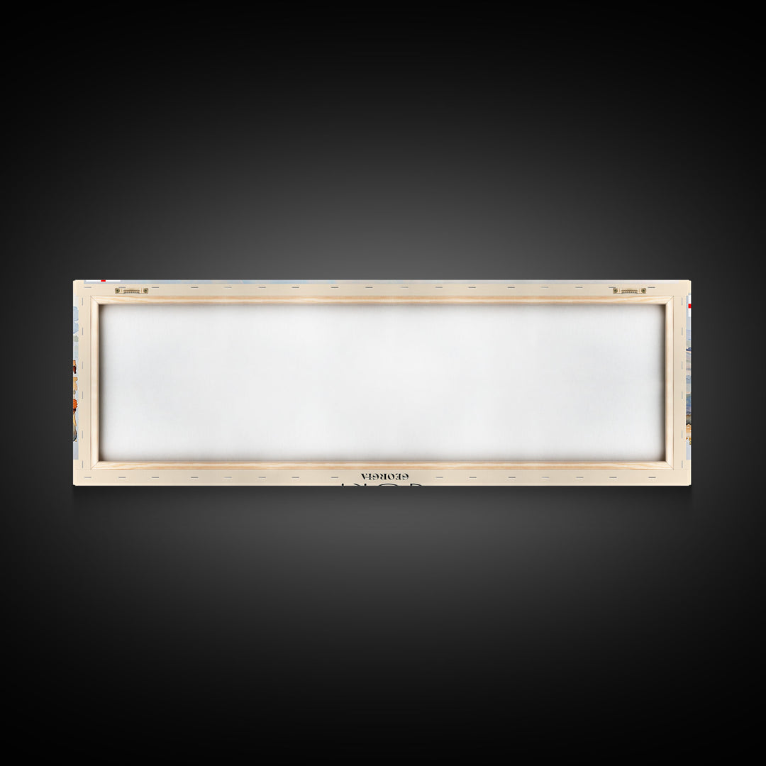 Gori Georgia Travel Print Wall Art, Panoramic City Art, Travel Art, Wall Decor, Vacation Gift, Framed Canvas Print Or Metal Art