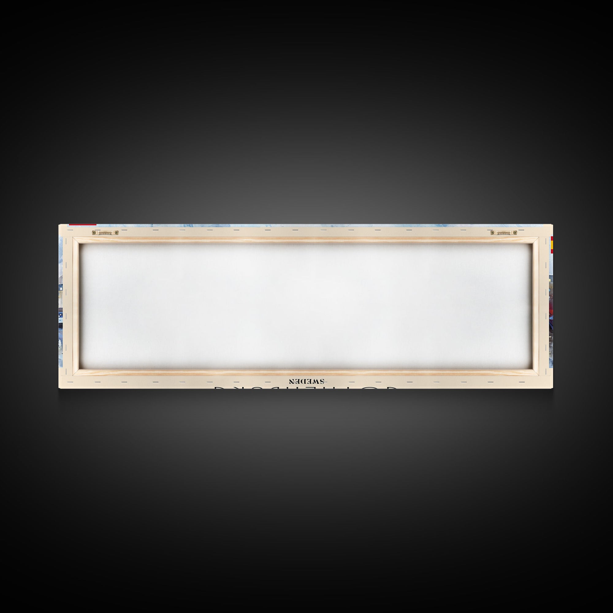 Gothenburg Sweden Travel Art, City Art, Framed Canvas Print or Metal Wall Art, Europe Travel Poster, Panoramic Wall Art, Extra Wide Wall Art