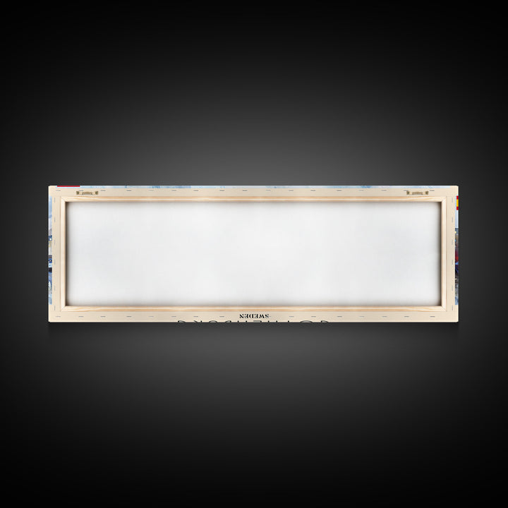 Gothenburg Sweden Travel Art, City Art, Framed Canvas Print or Metal Wall Art, Europe Travel Poster, Panoramic Wall Art, Extra Wide Wall Art