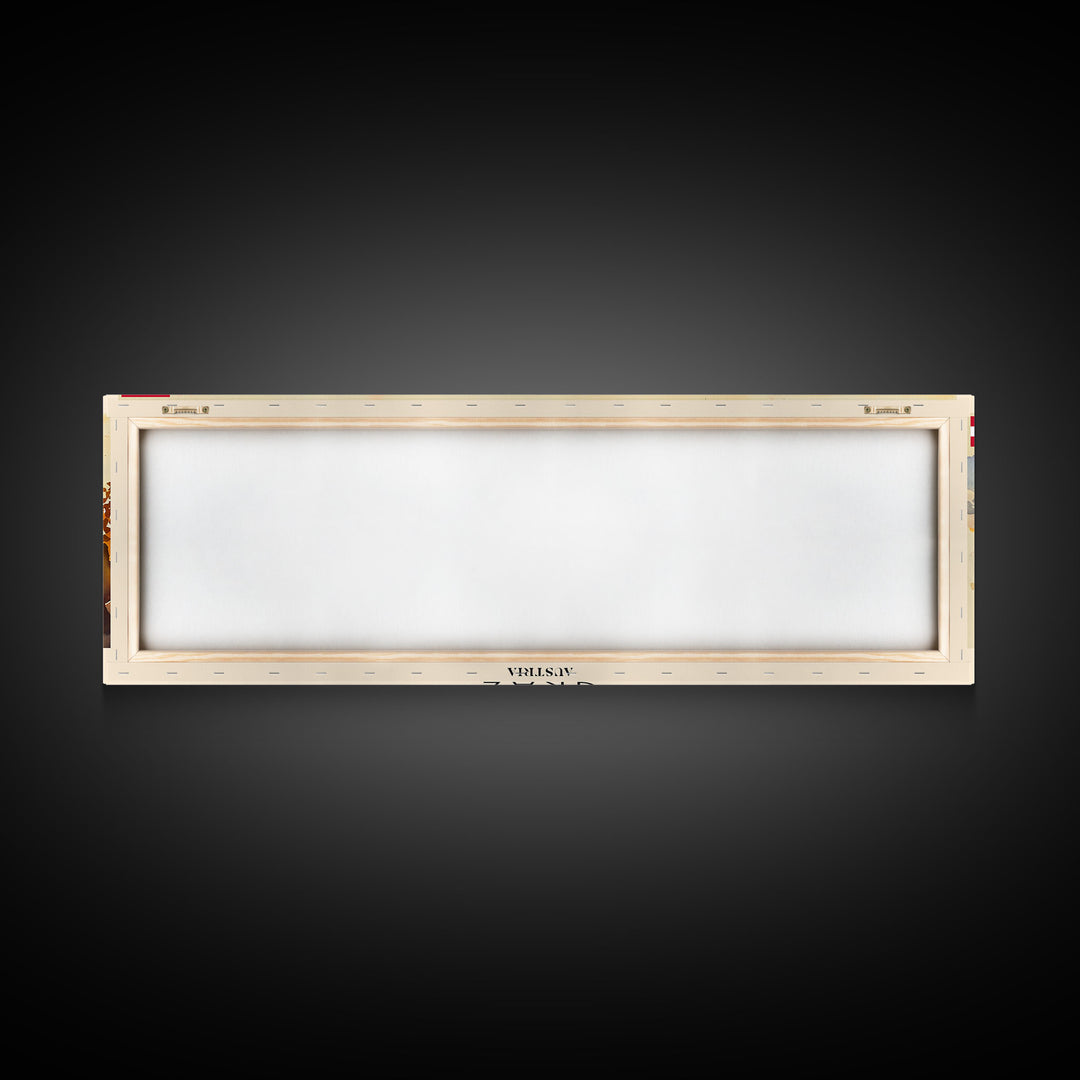 Graz Austria Wall Art, Panoramic Travel Poster, Panoramic Framed Canvas Print, City Wall Art, Wall Hanging Home Decor, Travel Art