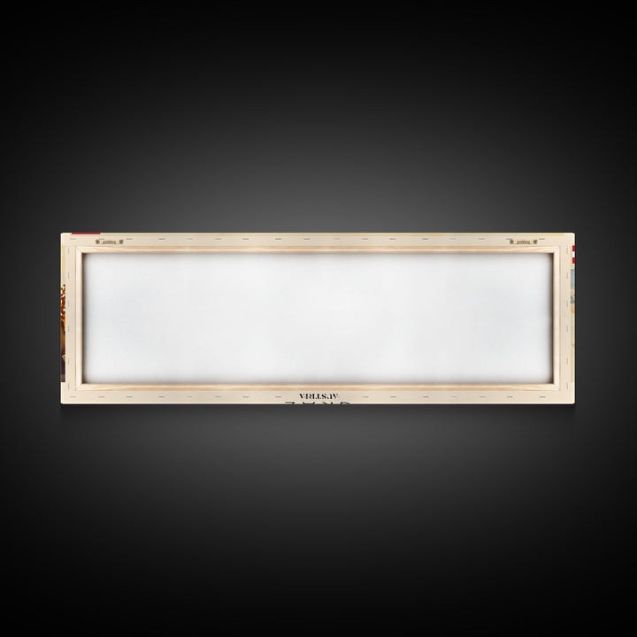 Graz Austria Wall Art, Panoramic Travel Poster, Panoramic Framed Canvas Print, City Wall Art, Wall Hanging Home Decor, Travel Art