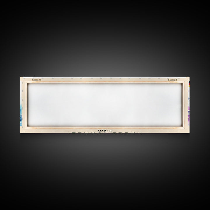 Halle Saale Germany Wall Art, Panoramic Travel Poster, Panoramic Framed Canvas Print, City Wall Art, Wall Hanging Home Decor, Travel Art