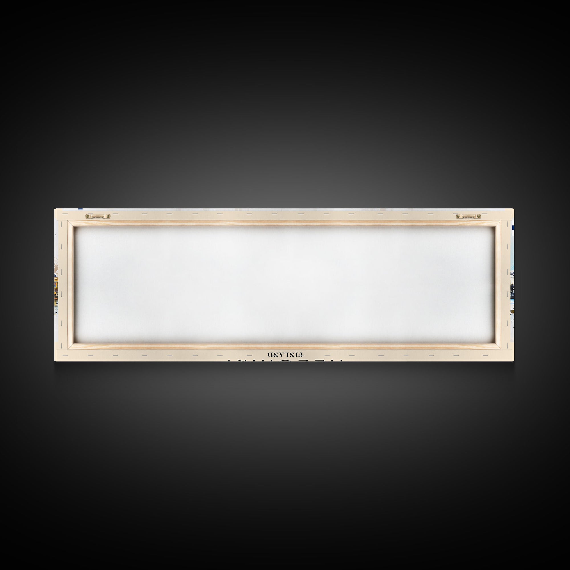 Helsinki Finland Travel Art, City Art, Framed Canvas Print or Metal Wall Art, Europe Travel Poster, Panoramic Wall Art, Extra Wide Wall Art