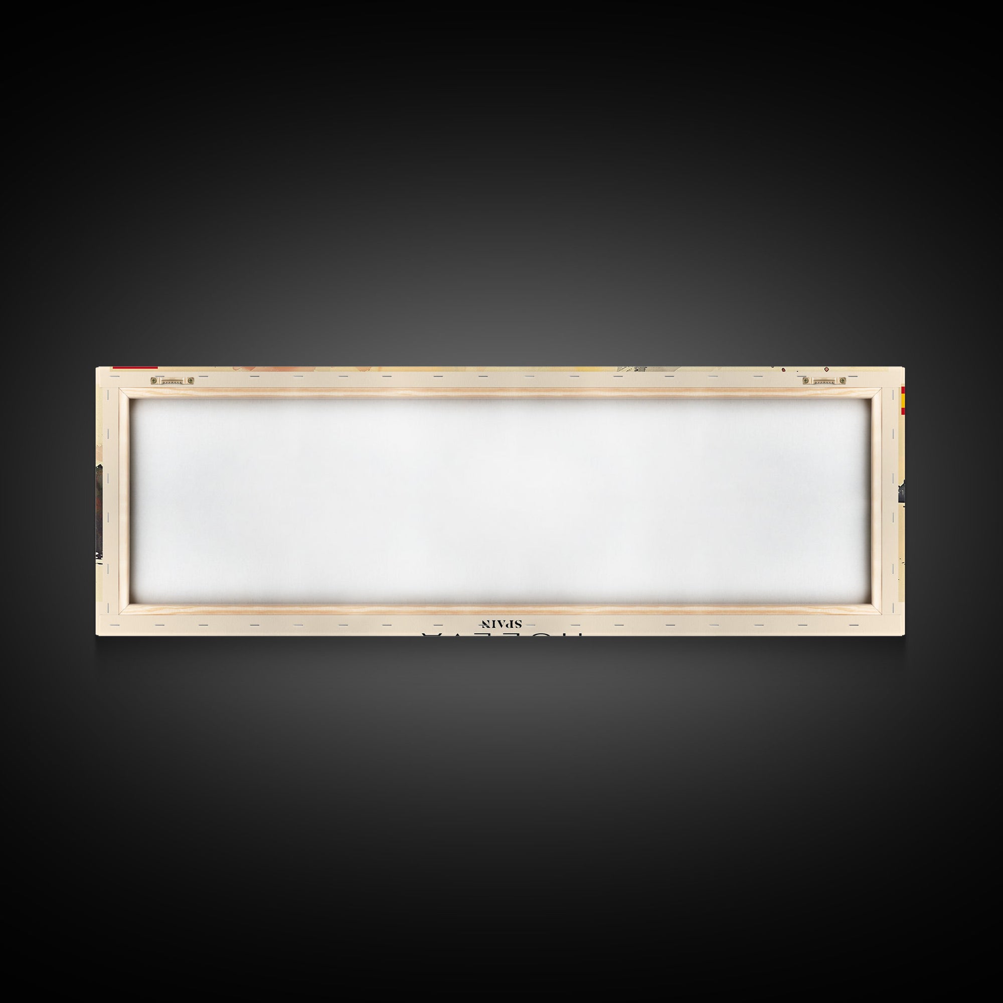 Huelva Spain Panoramic Travel Poster, Framed Canvas Print or Metal Wall Art, Travel Art, Home Decor, Panoramic Painting, Midcentury Art