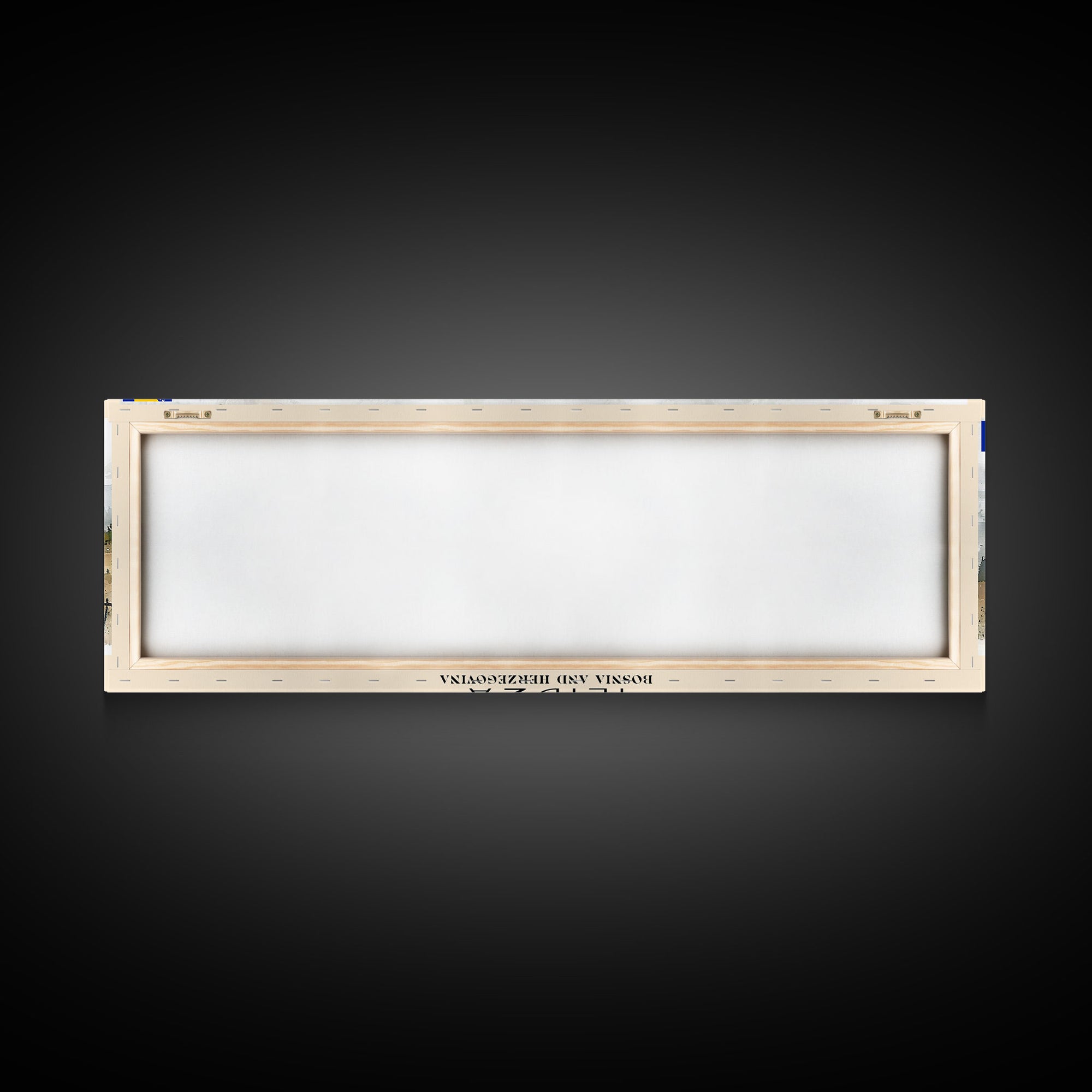 Ilida Bosnia Travel Art, City Art, Framed Canvas Print or Metal Wall Art, Europe Travel Poster, Panoramic Wall Art, Extra Wide Wall Art