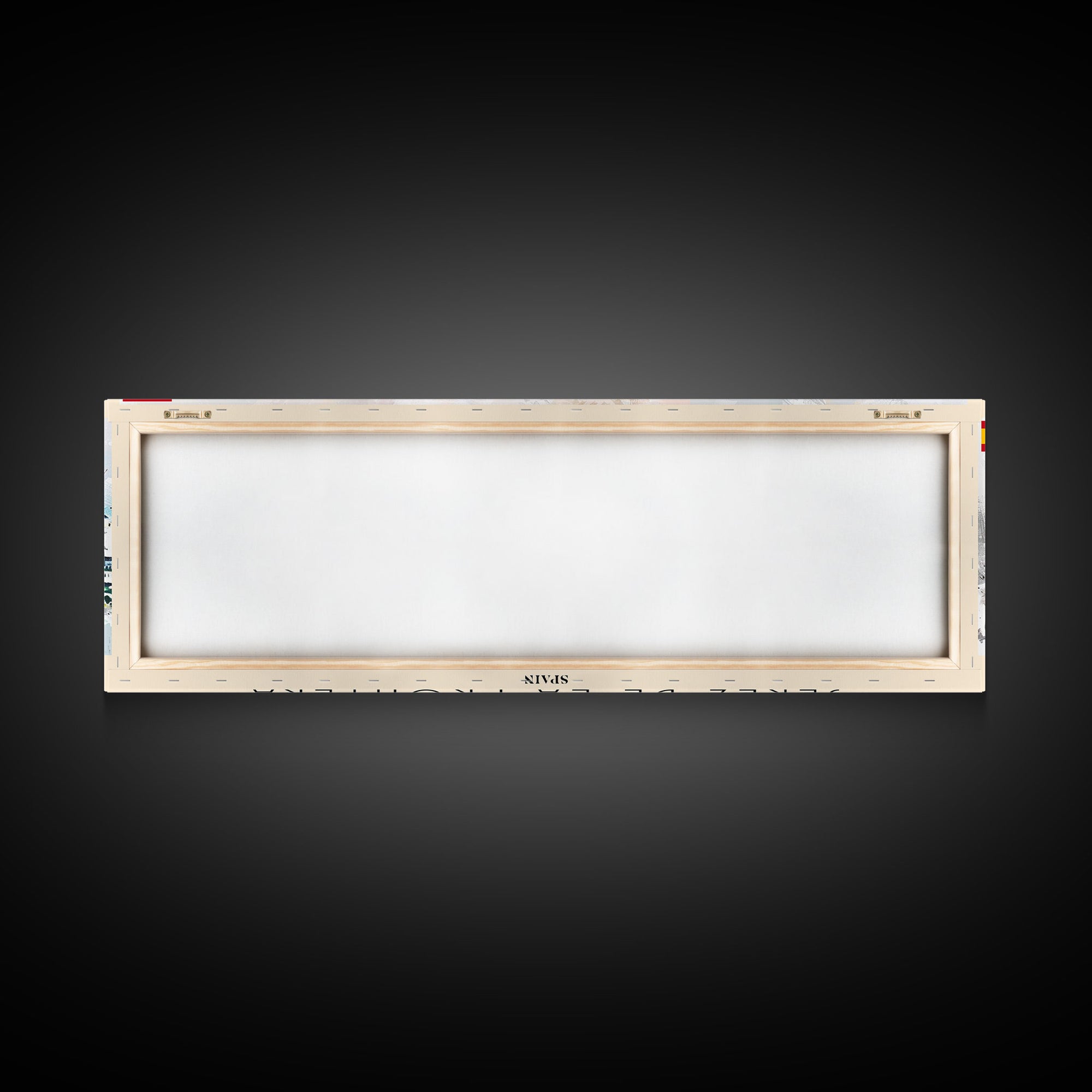 Jerez D eLa Frontera Spain Panoramic Travel Poster, Framed Canvas Print or Metal Wall Art, Travel Art, Home Decor, Panoramic Painting, Midcentury Art