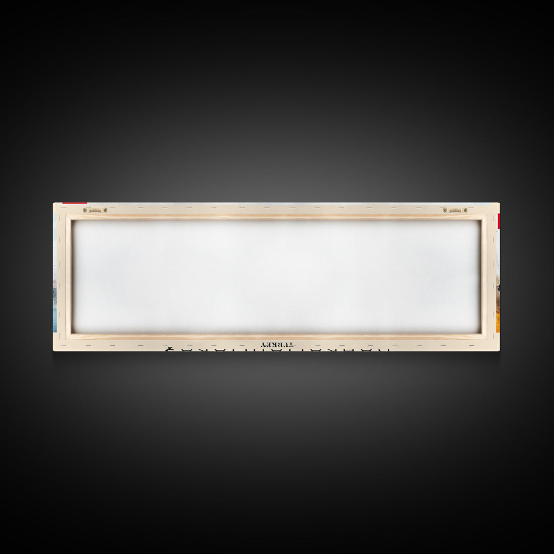 Kahramanmaras Turkey Panoramic Travel Poster, Framed Canvas Print or Metal Wall Art, Travel Art, Home Decor, Panoramic Painting, Midcentury Art