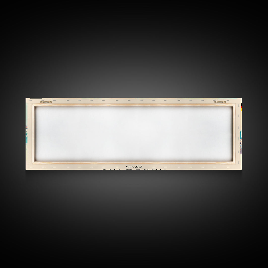 Karlovac Croatia Travel Art, City Art, Framed Canvas Print or Metal Wall Art, Europe Travel Poster, Panoramic Wall Art, Extra Wide Wall Art