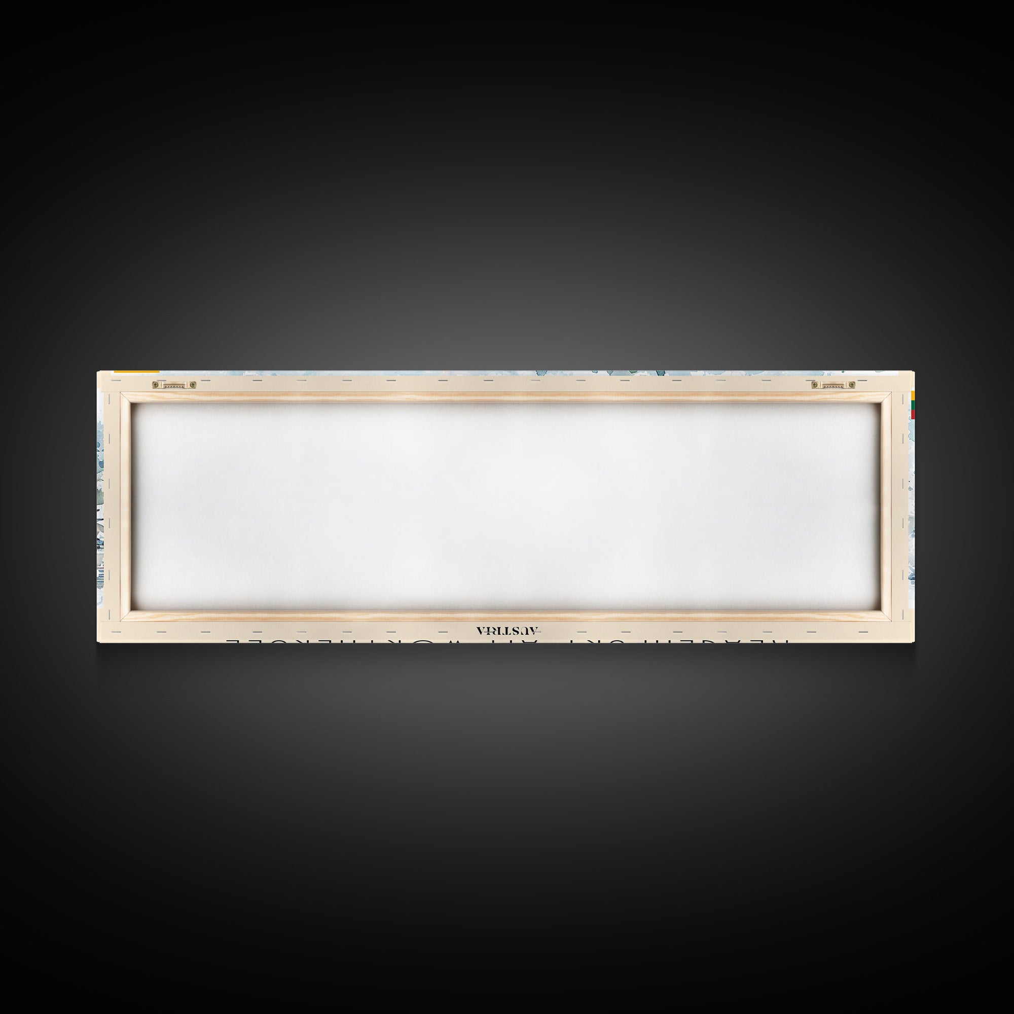 Klagenfurt Austria Panoramic Travel Poster, Framed Canvas Print or Metal Wall Art, Travel Art, Home Decor, Panoramic Painting, Midcentury Art