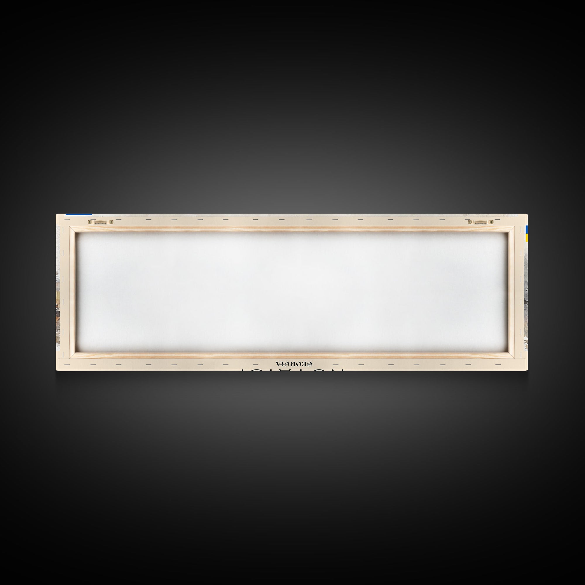 Kutaisi Georgia Panoramic Travel Poster, Framed Canvas Print or Metal Wall Art, Travel Art, Home Decor, Panoramic Painting, Midcentury Art