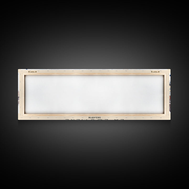 La Louvire Belgium Travel Print Wall Art, Panoramic City Art, Travel Art, Wall Decor, Vacation Gift, Framed Canvas Print Or Metal Art