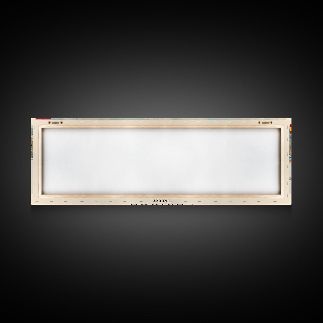 Larissa Greece Wall Art, Panoramic Travel Poster, Panoramic Framed Canvas Print, City Wall Art, Wall Hanging Home Decor, Travel Art