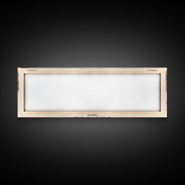 Larissa Greece Wall Art, Panoramic Travel Poster, Panoramic Framed Canvas Print, City Wall Art, Wall Hanging Home Decor, Travel Art