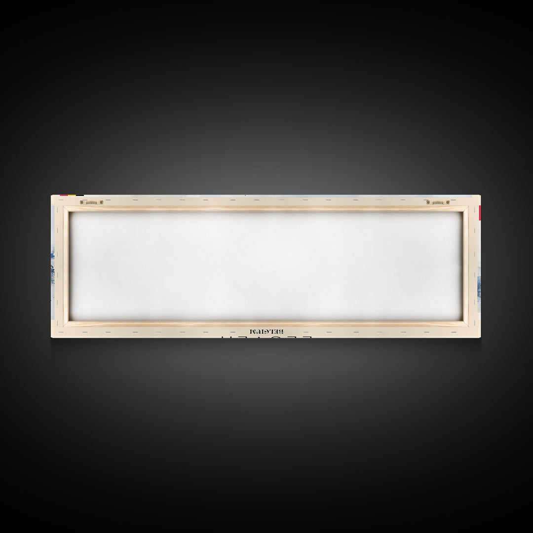 Leuven Belgium Wall Art, Panoramic Travel Poster, Panoramic Framed Canvas Print, City Wall Art, Wall Hanging Home Decor, Travel Art