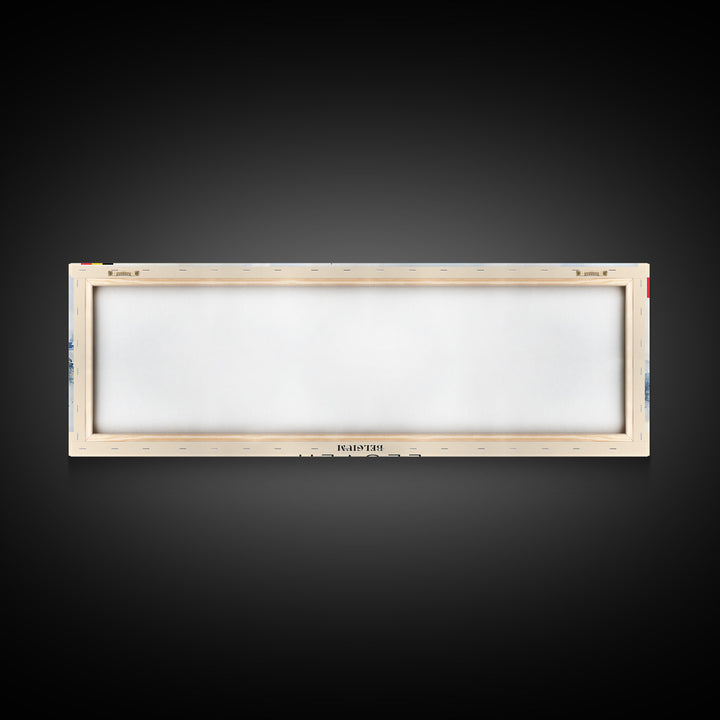 Leuven Belgium Wall Art, Panoramic Travel Poster, Panoramic Framed Canvas Print, City Wall Art, Wall Hanging Home Decor, Travel Art