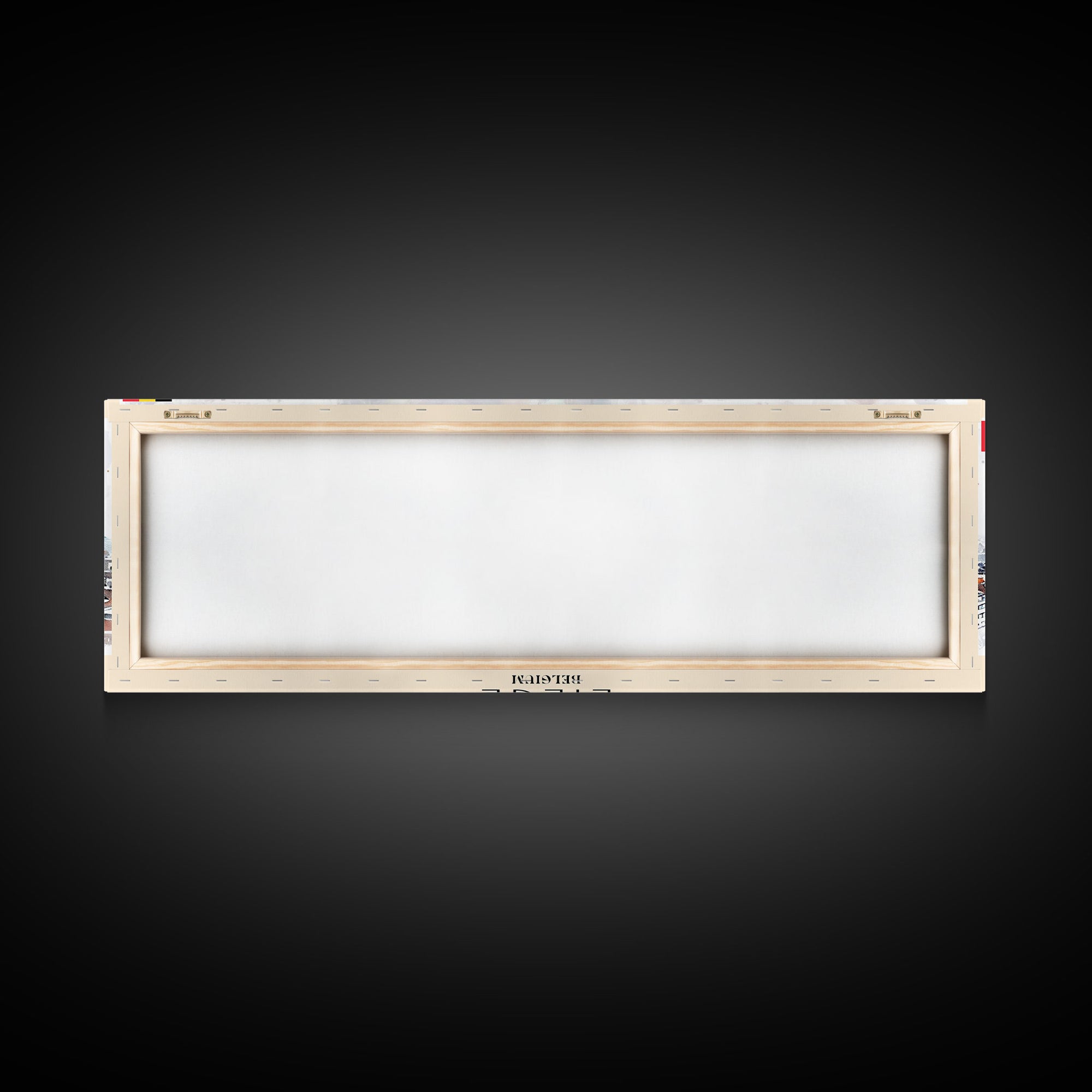 Liege Belgium Panoramic Travel Poster, Framed Canvas Print or Metal Wall Art, Travel Art, Home Decor, Panoramic Painting, Midcentury Art