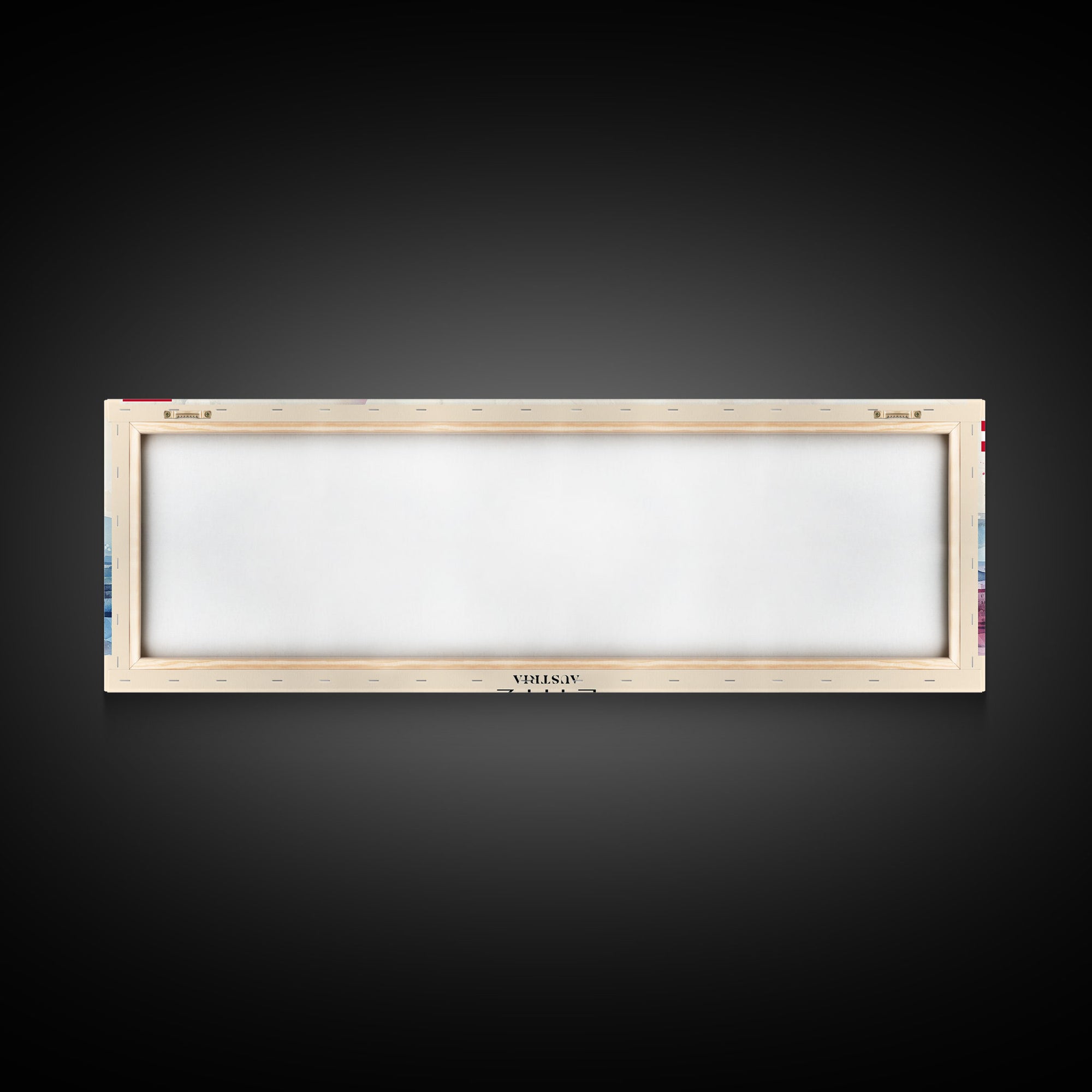 Linz Austria Panoramic Travel Poster, Framed Canvas Print or Metal Wall Art, Travel Art, Home Decor, Panoramic Painting, Midcentury Art