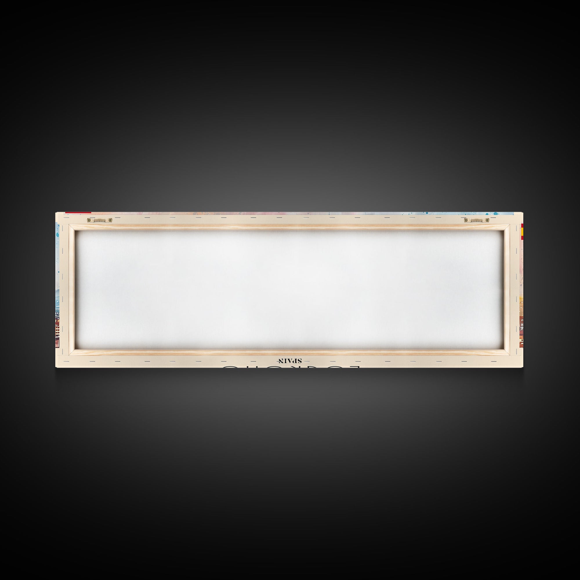 Logrońo Spain Travel Art, City Art, Framed Canvas Print or Metal Wall Art, Europe Travel Poster, Panoramic Wall Art, Extra Wide Wall Art