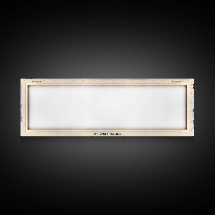 Luton United Kingdom Travel Art, City Art, Framed Canvas Print or Metal Wall Art, Europe Travel Poster, Panoramic Wall Art, Extra Wide Wall Art