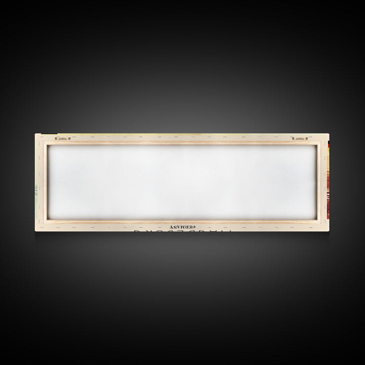 Magdeburg Germany Wall Art, Panoramic Travel Poster, Panoramic Framed Canvas Print, City Wall Art, Wall Hanging Home Decor, Travel Art