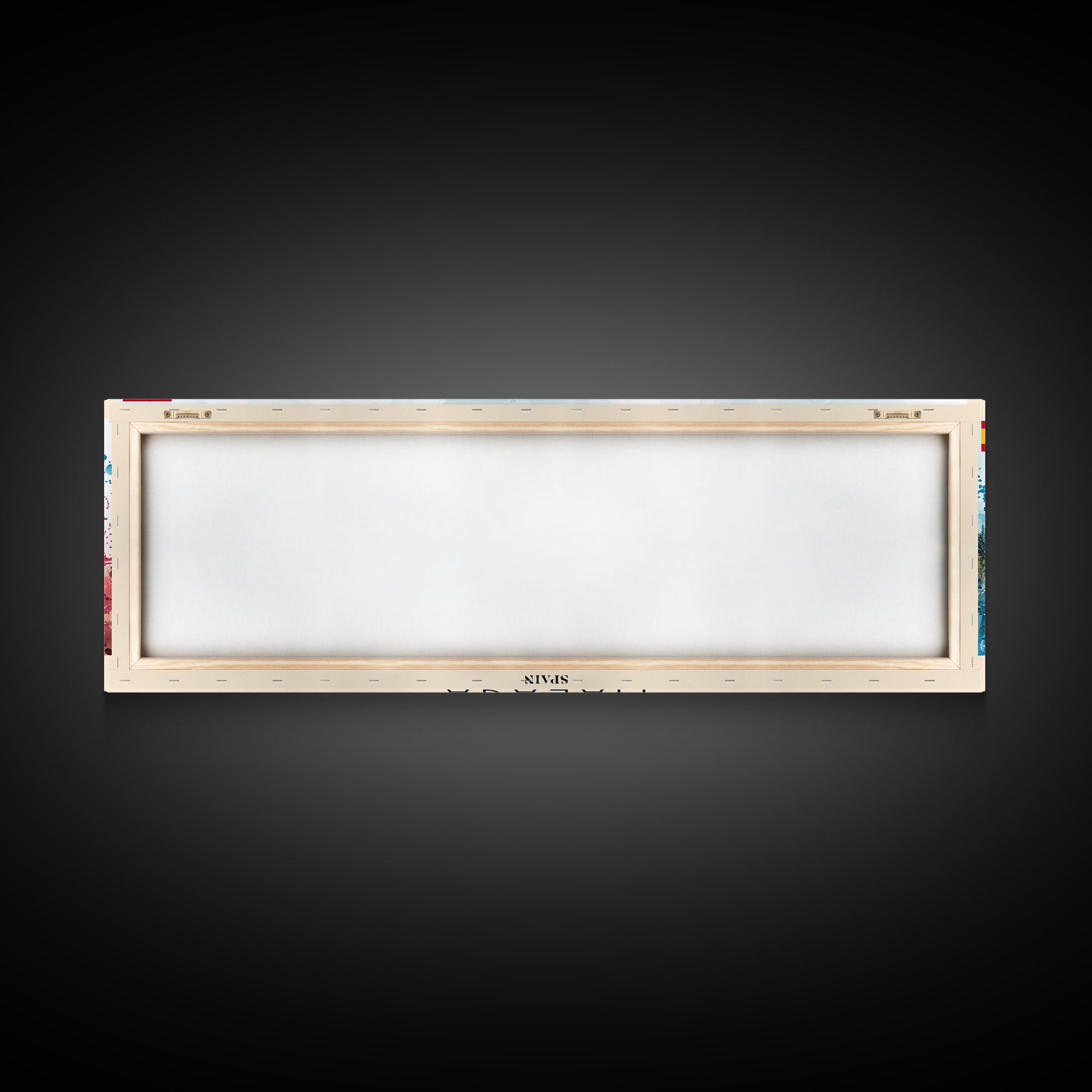 Malaga Spain Wall Art, Panoramic Travel Poster, Panoramic Framed Canvas Print, City Wall Art, Wall Hanging Home Decor, Travel Art