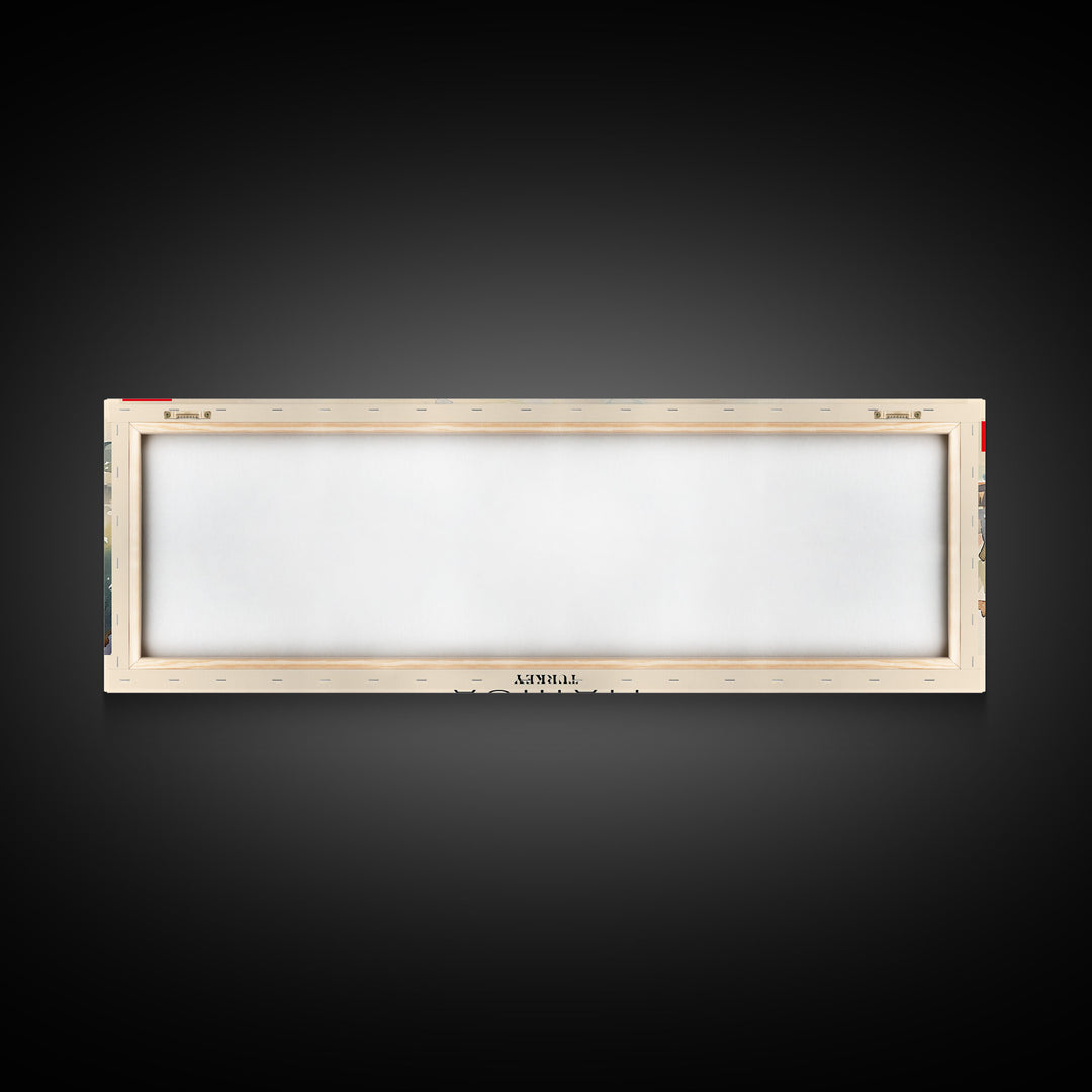 Manisa Turkey Wall Art, Panoramic Travel Poster, Panoramic Framed Canvas Print, City Wall Art, Wall Hanging Home Decor, Travel Art