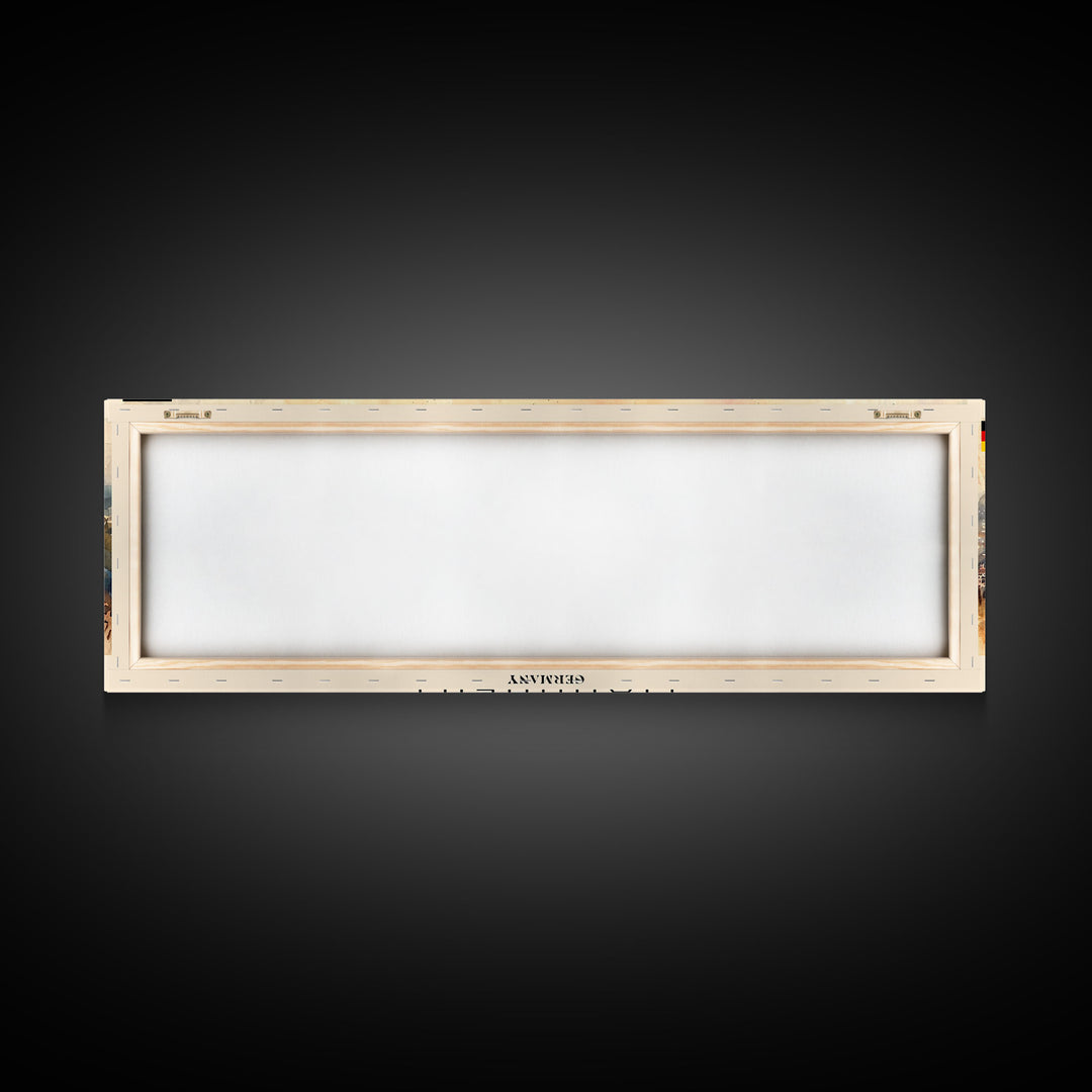 Mannheim Germany Travel Print Wall Art, Panoramic City Art, Travel Art, Wall Decor, Vacation Gift, Framed Canvas Print Or Metal Art