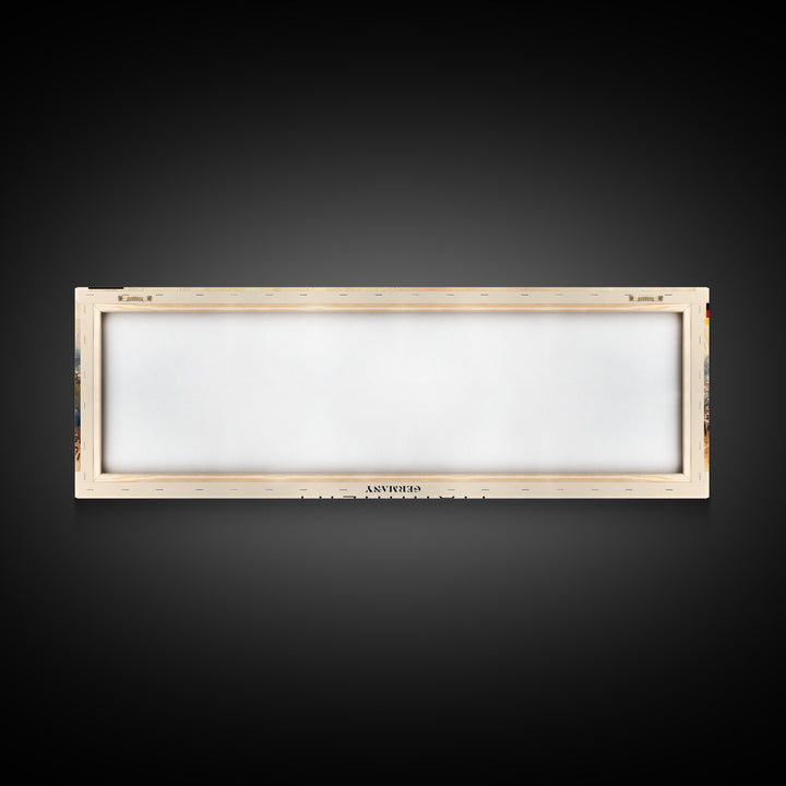 Mannheim Germany Travel Print Wall Art, Panoramic City Art, Travel Art, Wall Decor, Vacation Gift, Framed Canvas Print Or Metal Art