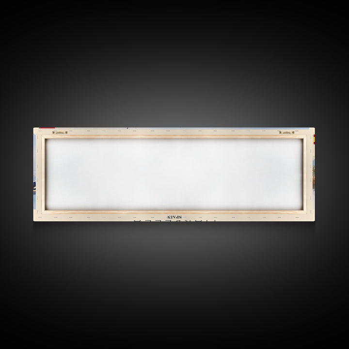 Marbella Spain Travel Art, City Art, Framed Canvas Print or Metal Wall Art, Europe Travel Poster, Panoramic Wall Art, Extra Wide Wall Art