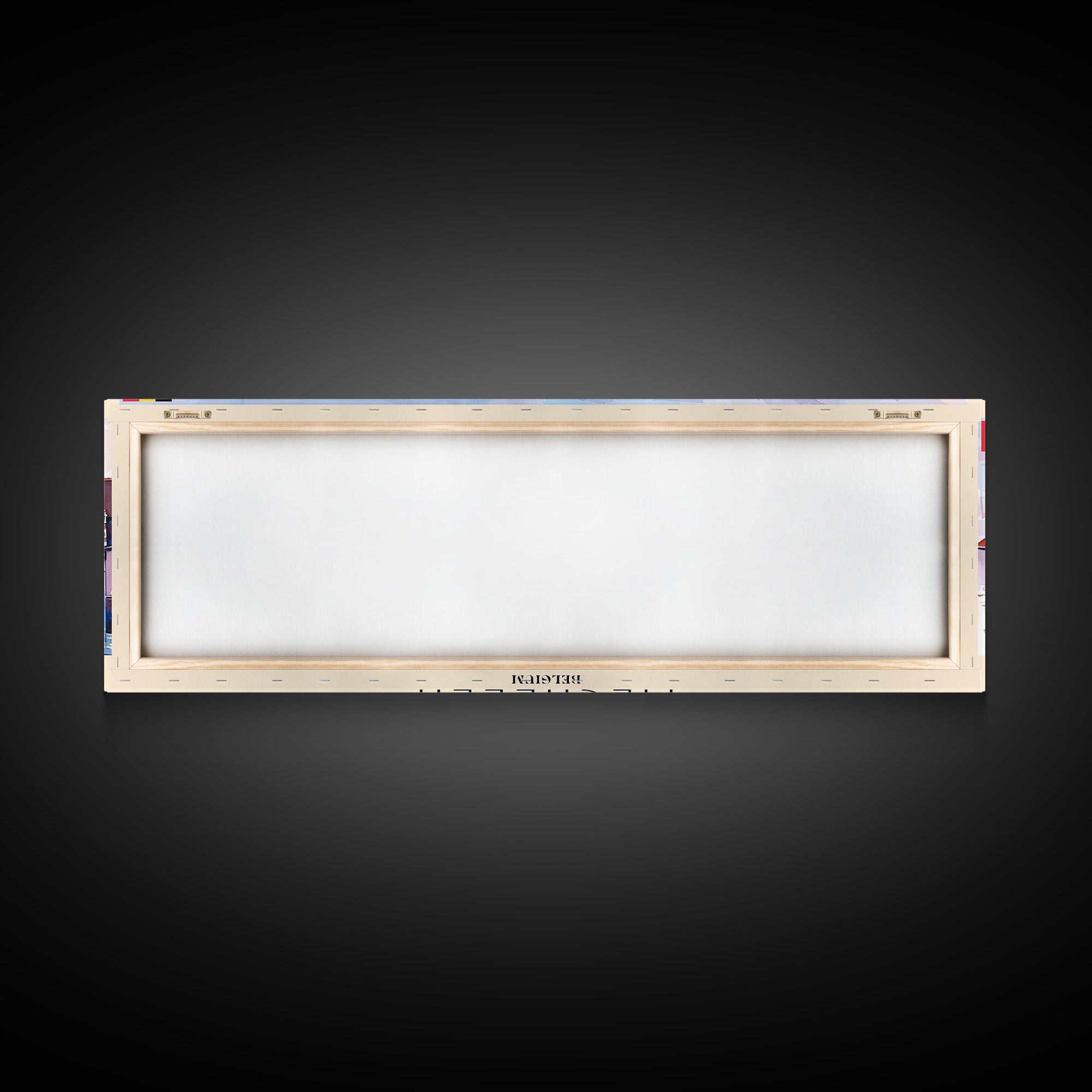 Mechelen Belgium Panoramic Travel Poster, Framed Canvas Print or Metal Wall Art, Travel Art, Home Decor, Panoramic Painting, Midcentury Art