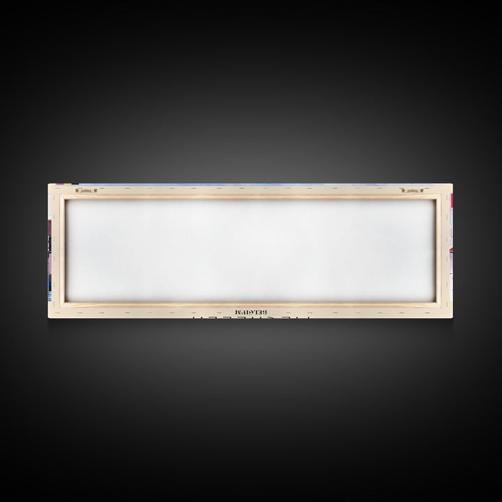 Mechelen Belgium Panoramic Travel Poster, Framed Canvas Print or Metal Wall Art, Travel Art, Home Decor, Panoramic Painting, Midcentury Art