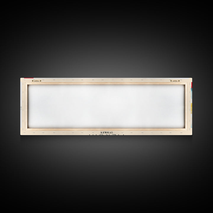 Mersin Turkey Wall Art, Panoramic Travel Poster, Panoramic Framed Canvas Print, City Wall Art, Wall Hanging Home Decor, Travel Art