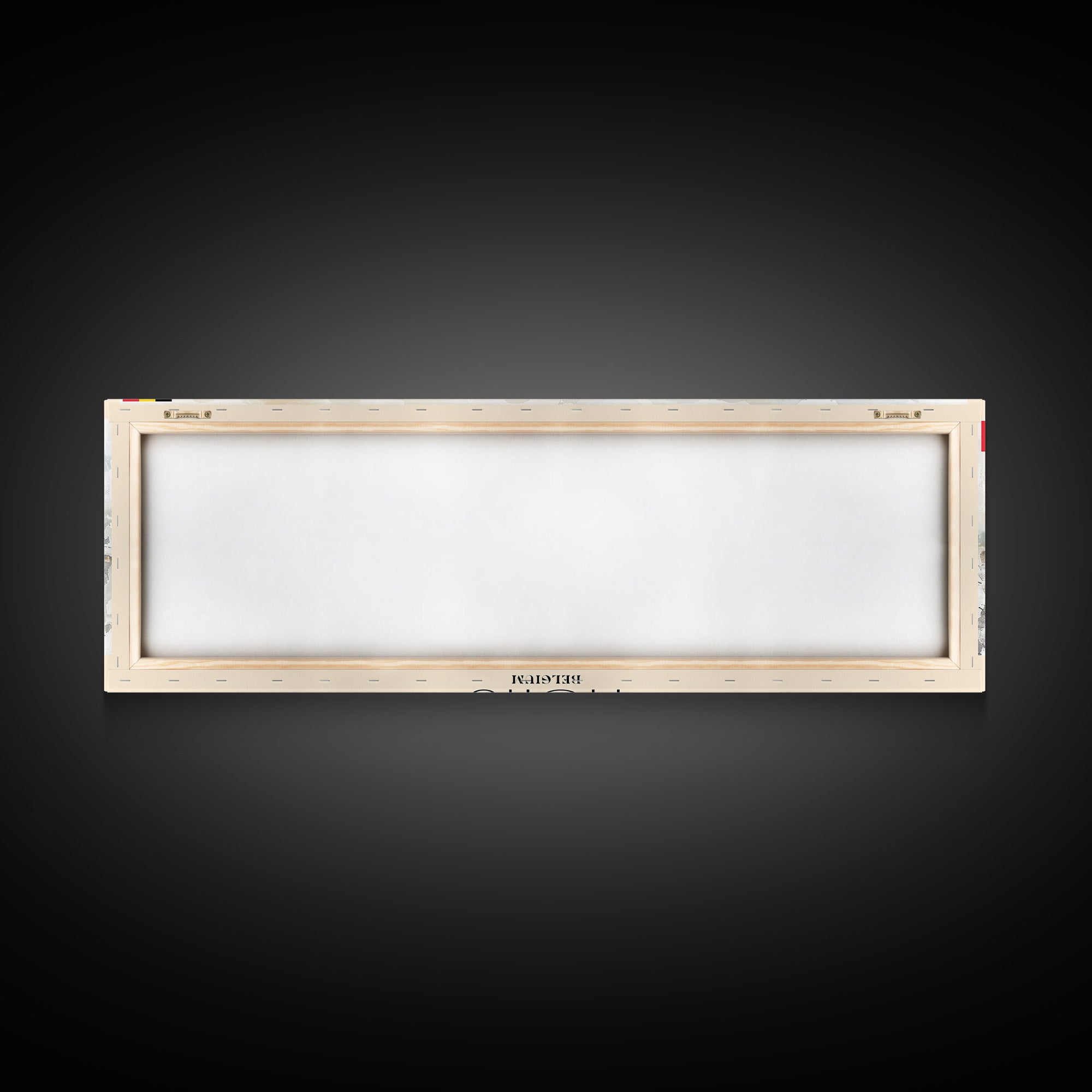 Mons Belgium Panoramic Travel Poster, Framed Canvas Print or Metal Wall Art, Travel Art, Home Decor, Panoramic Painting, Midcentury Art