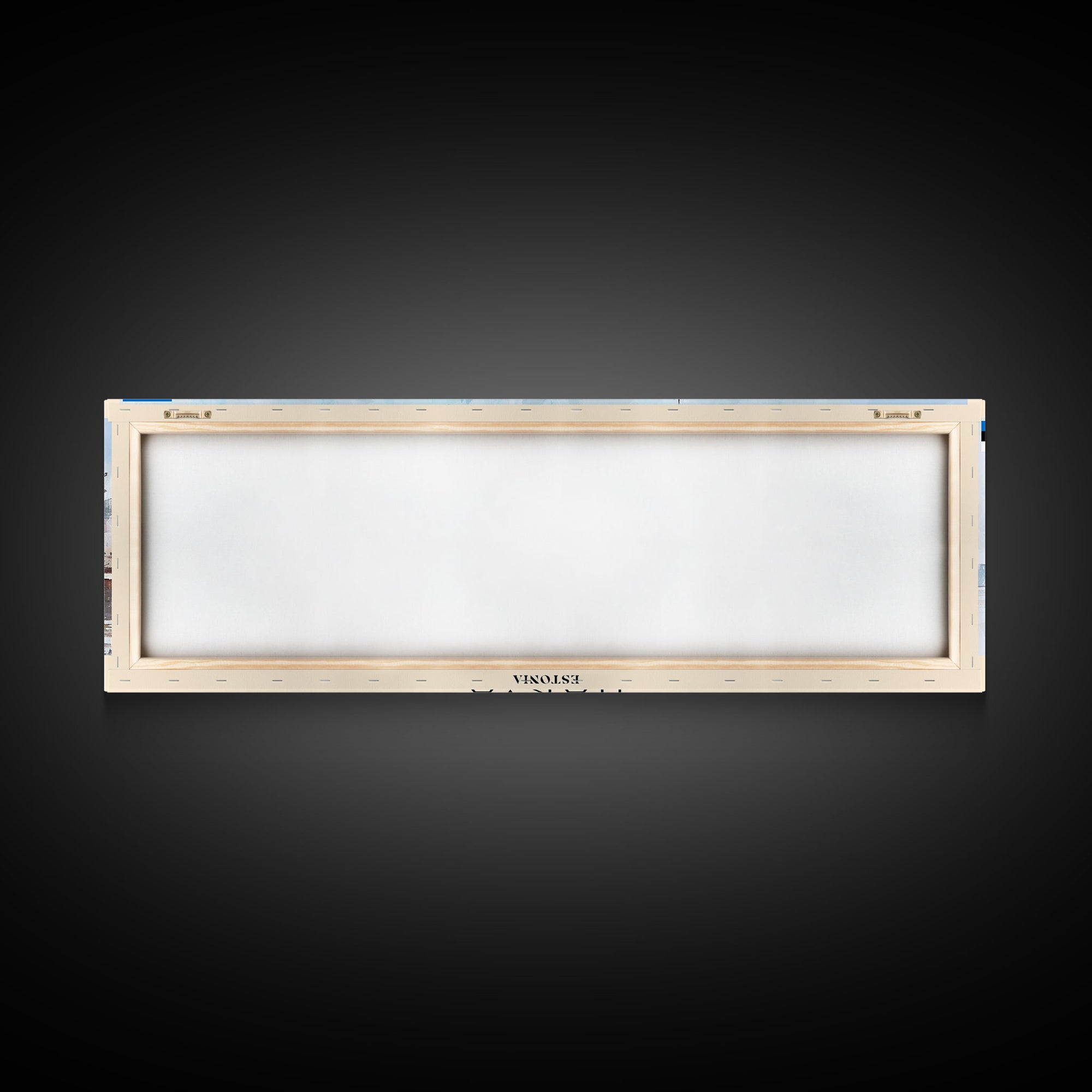 Narva Estonia Panoramic Travel Poster, Framed Canvas Print or Metal Wall Art, Travel Art, Home Decor, Panoramic Painting, Midcentury Art