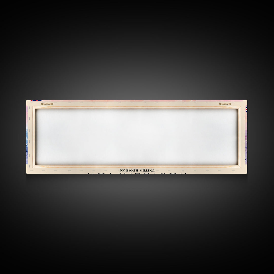 Northampton United Kingdom Travel Art, City Art, Framed Canvas Print or Metal Wall Art, Europe Travel Poster, Panoramic Wall Art, Extra Wide Wall Art