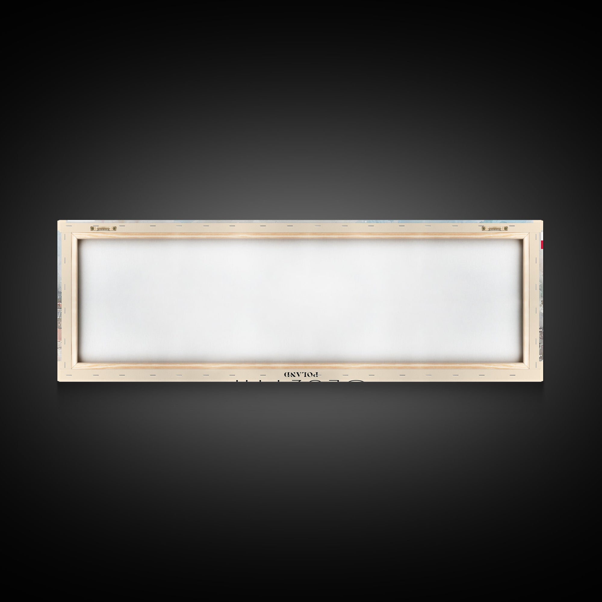 Olsztyn Poland Panoramic Travel Poster, Framed Canvas Print or Metal Wall Art, Travel Art, Home Decor, Panoramic Painting, Midcentury Art