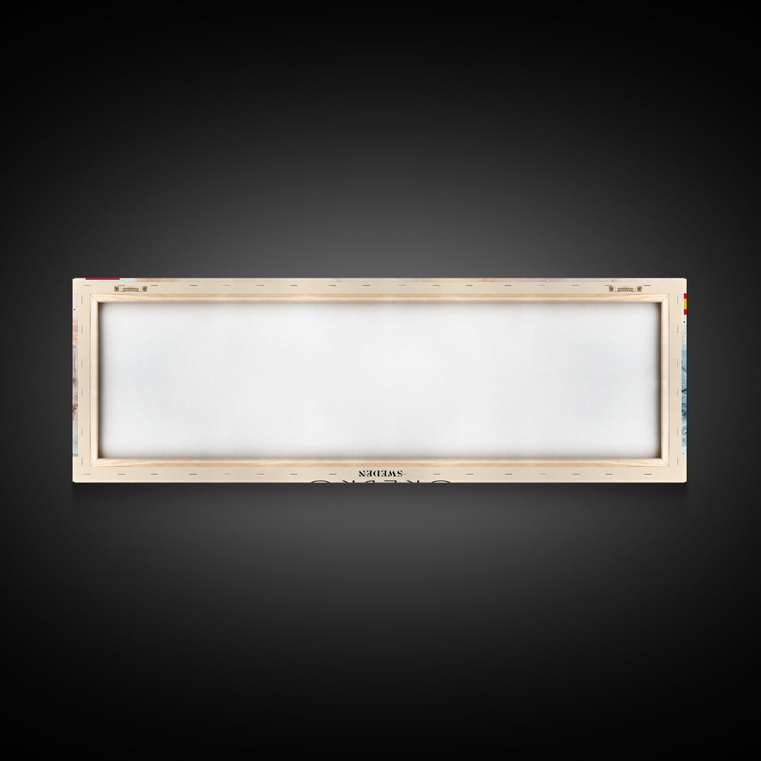 Orebro Sweden Travel Art, City Art, Framed Canvas Print or Metal Wall Art, Europe Travel Poster, Panoramic Wall Art, Extra Wide Wall Art