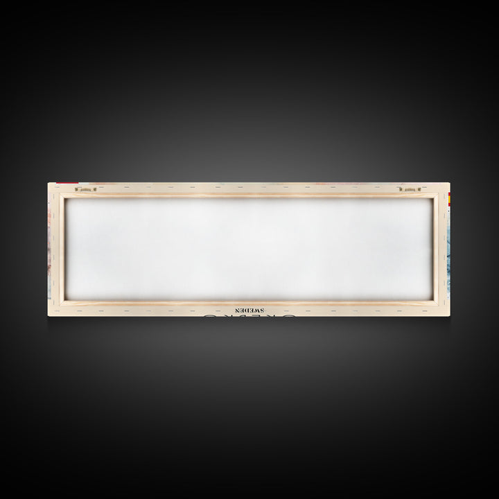 Orebro Sweden Travel Art, City Art, Framed Canvas Print or Metal Wall Art, Europe Travel Poster, Panoramic Wall Art, Extra Wide Wall Art